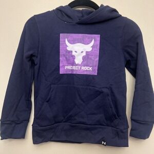 Under Armour boys sweatshirt, YXS, blue NWT project‎ rock